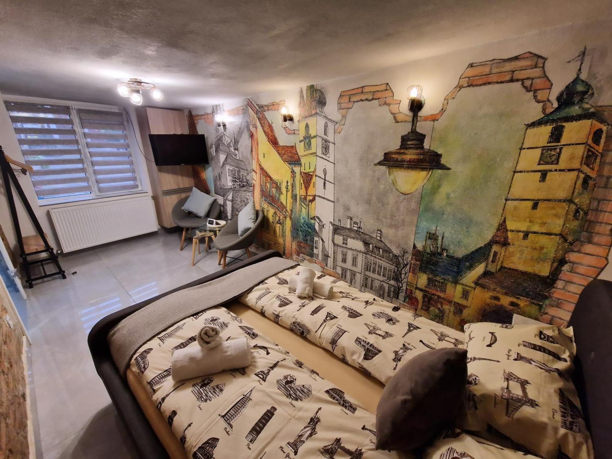 Old Town Studio Apartment 시비우 외부 사진