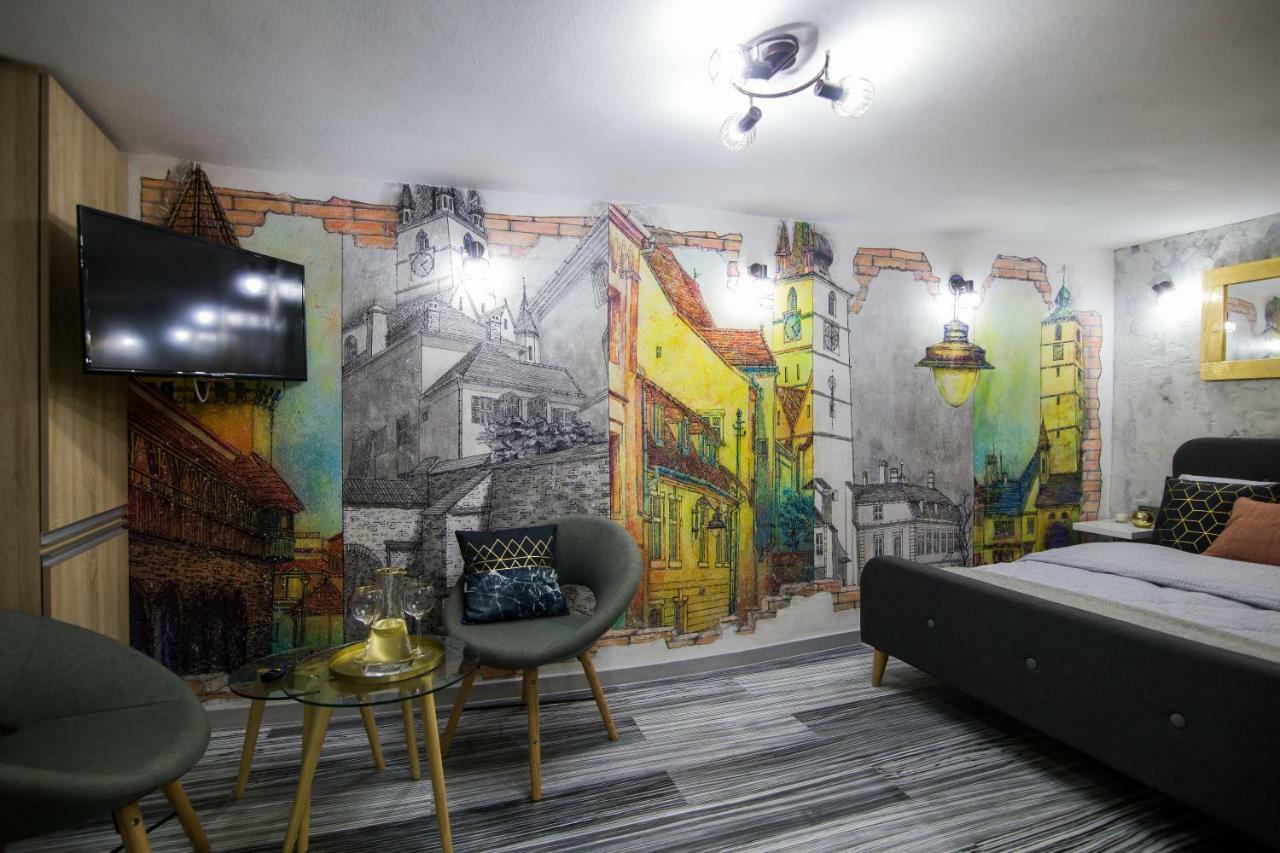 Old Town Studio Apartment 시비우 외부 사진